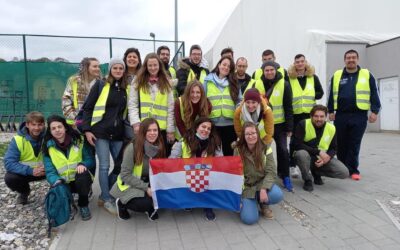 CROATIA: SKAC OSIJEK VOLUNTEERS HELPING IN EARTHQUAKE AFFLICTED AREAS