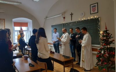 Blagoslov učenika Isusovačke klasične gimnazije