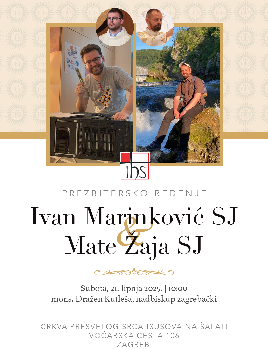 Najava prezbiterskog ređenja isusovaca